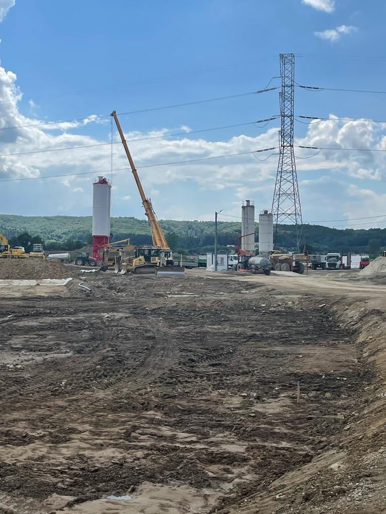 Infrastruktura tunelu TBM S19 - infrastruktura tunelowa, logistyka budowlana, silosy